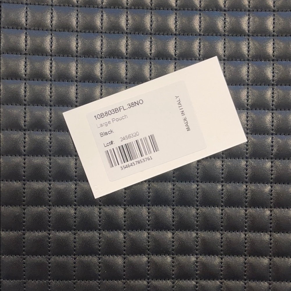 CELINE large quilted pouch in black - Picture 3 of 3